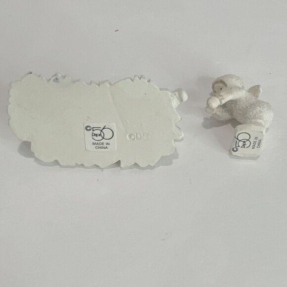 Department 56 Snowbabies Help Me, I'm Stuck! Vintage 1992 Christment Figure - Picture 5 of 12